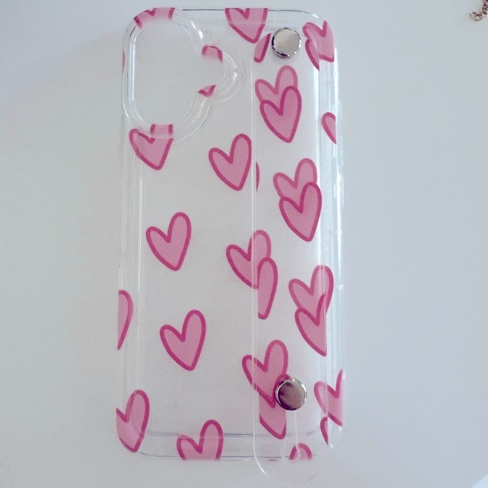 Heart Phone Case w/Grip Handle